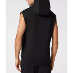 Sleeveless Hoodie Sweatshirt Tiger