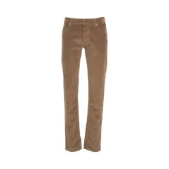 Slim Fit Corduroy Bukser Brun