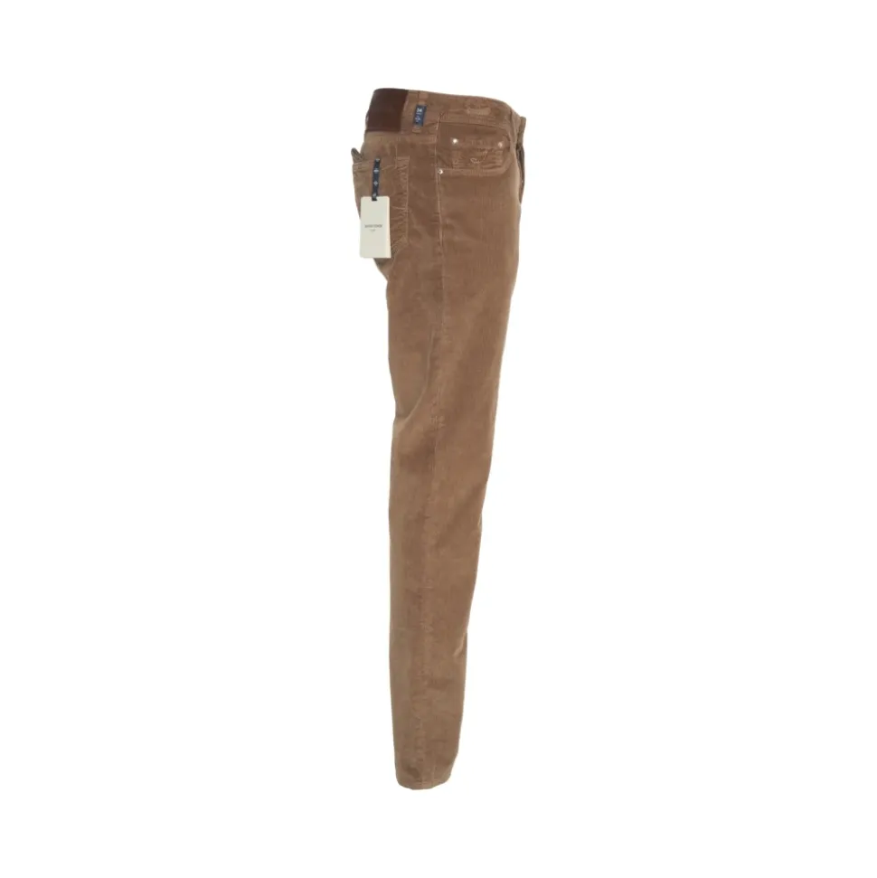 Slim Fit Corduroy Bukser Brun