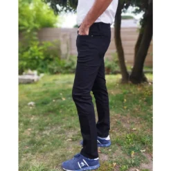 Slim Fit Cotton Blend Chinos