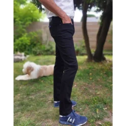 Slim Fit Cotton Blend Chinos