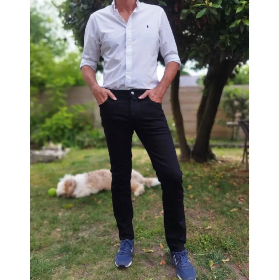 Slim Fit Cotton Blend Chinos