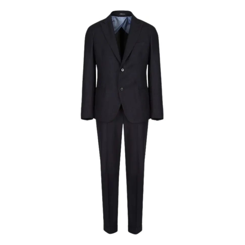 Slim Fit Enkeltradet Ull Dress