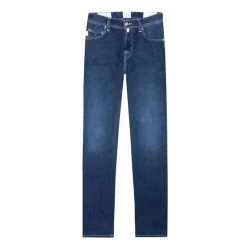 Slim-Fit Five-Pocket Bomull Jeans