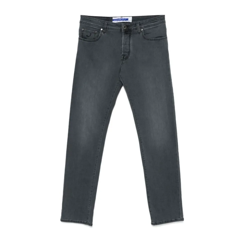 Slim Fit Grå Jeans