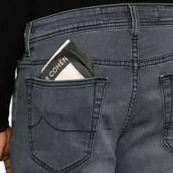 Slim Fit Grå Jeans