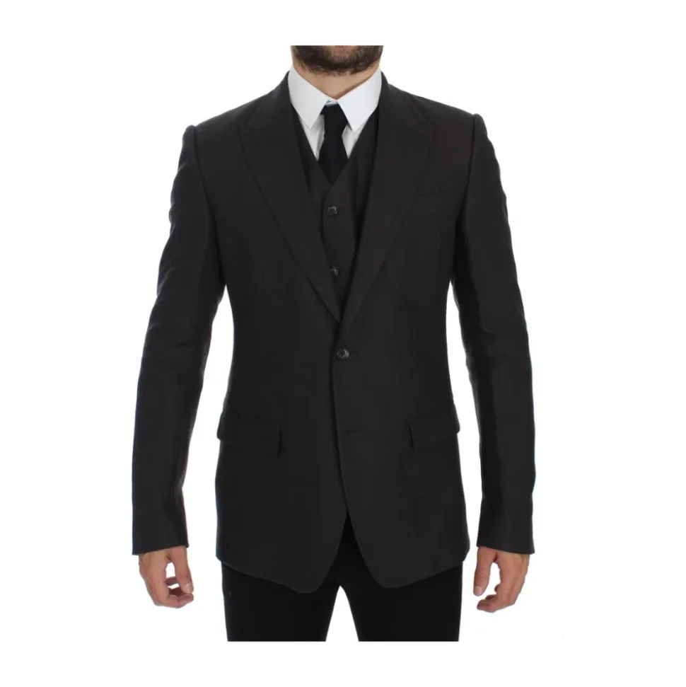 Slim Fit Lin Blazerjakke