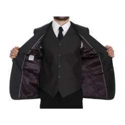 Slim Fit Lin Blazerjakke