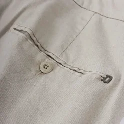 Slim-Fit Linen Blend Trousers