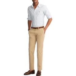 Slim Fit Oxford Skjorte - Striper