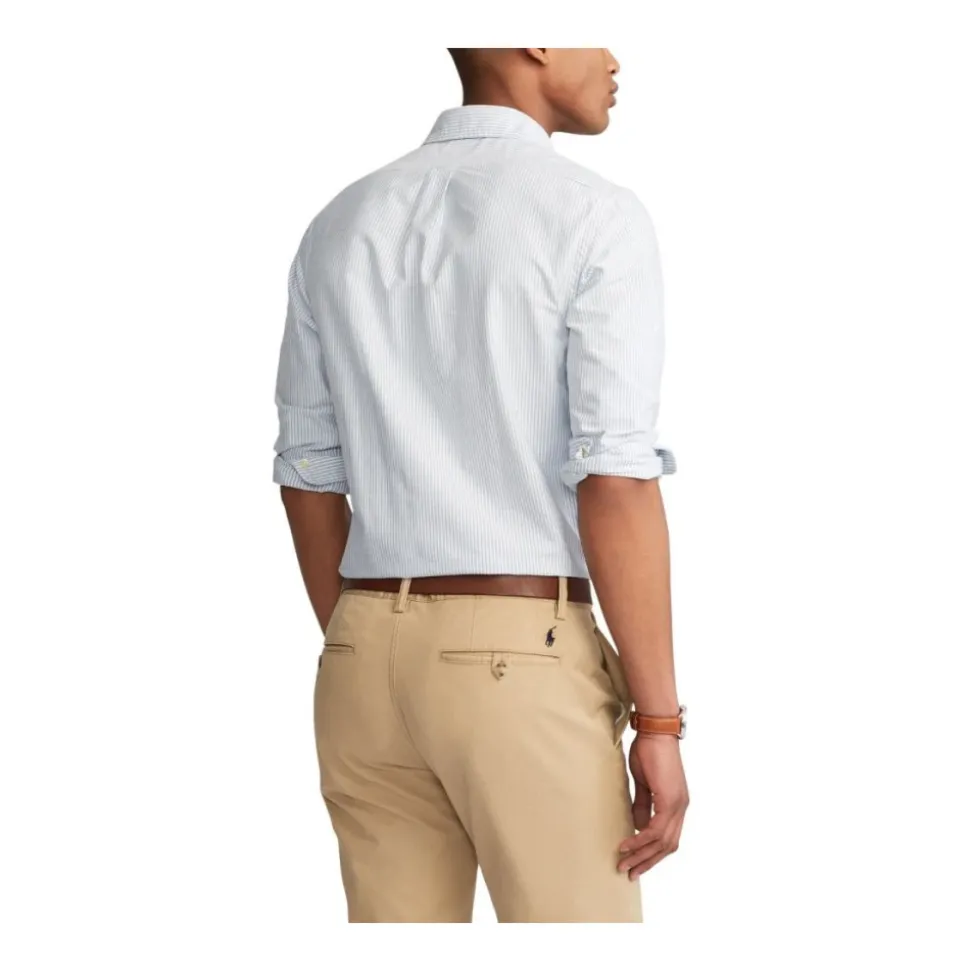 Slim Fit Oxford Skjorte - Striper