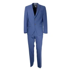 Slim Fit Ullkostyme i Blå