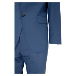 Slim Fit Ullkostyme i Blå