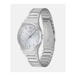 Sølv Quartz Analog Klokke