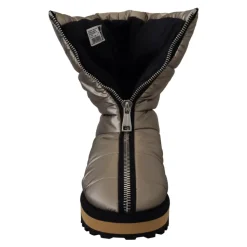 Sølv Vinter Mid Calf Støvler