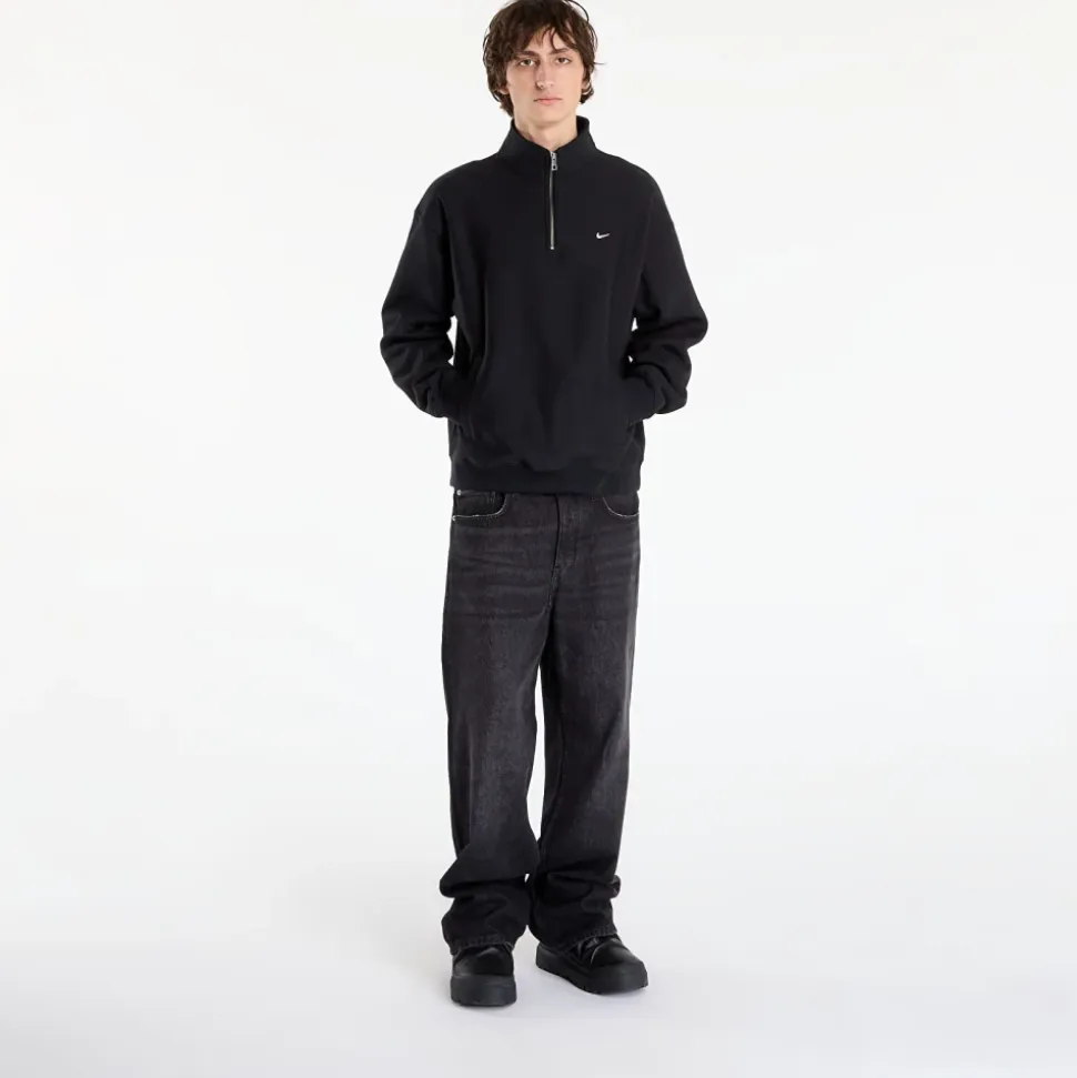 Solo Swoosh Fleece Quarter-Zip Top