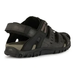 Sorte Flate Strada Sandaler