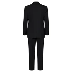 Sort Enkeltspent Blazer og Bukser