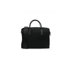 Sort nylon laptopveske