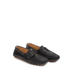 Sort skinn VLogo Slip-On sko