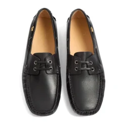 Sort skinn VLogo Slip-On sko