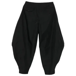 Sort Ull Wide-Leg Bukser