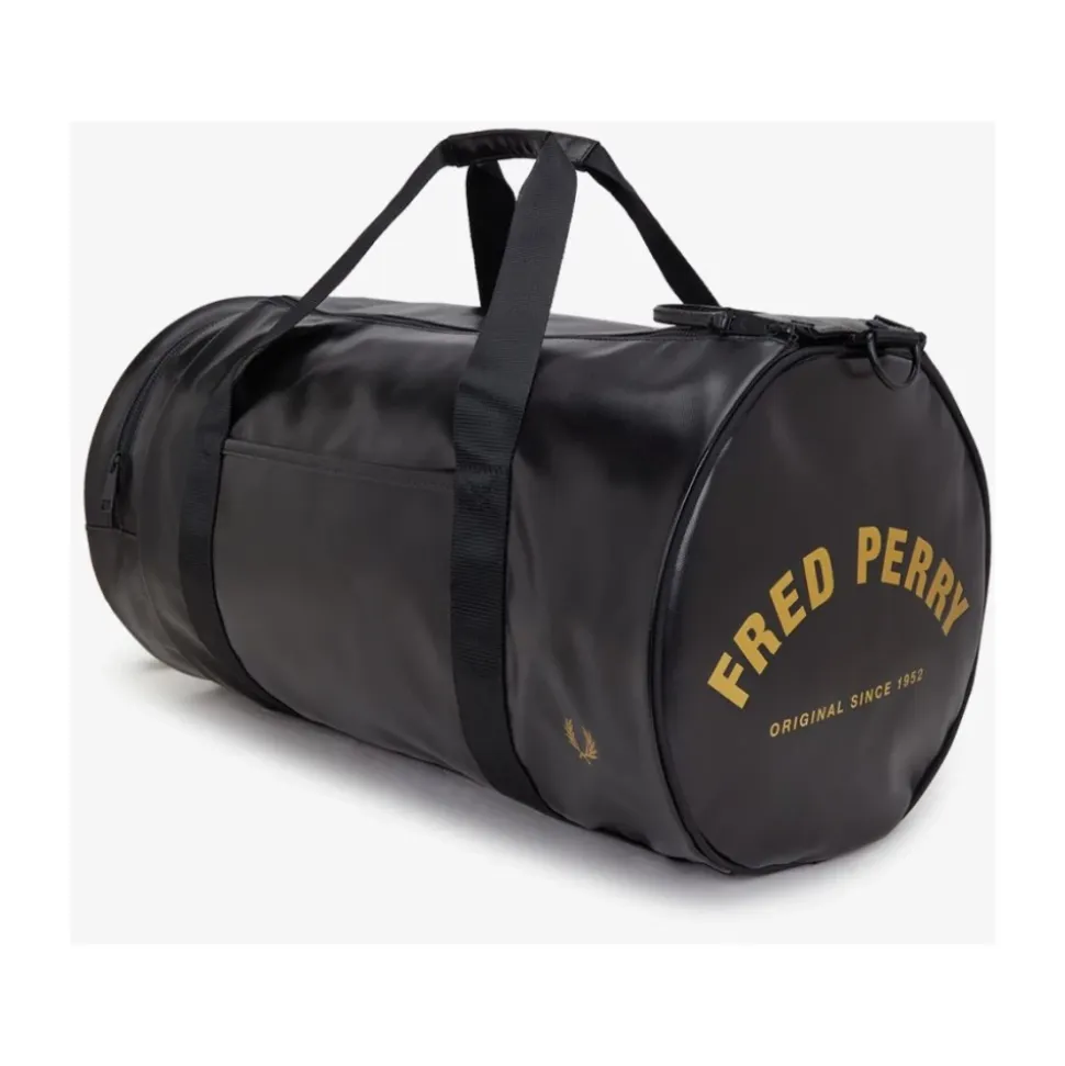 Sporty Stor Barrel Bag i Svart