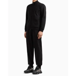 Sporty svart treningsdress