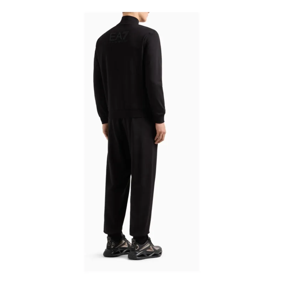 Sporty svart treningsdress