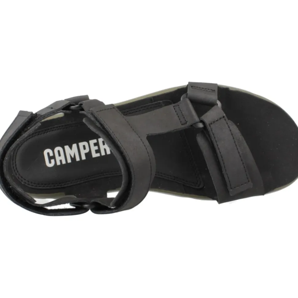 Stilige flate sandaler i svart