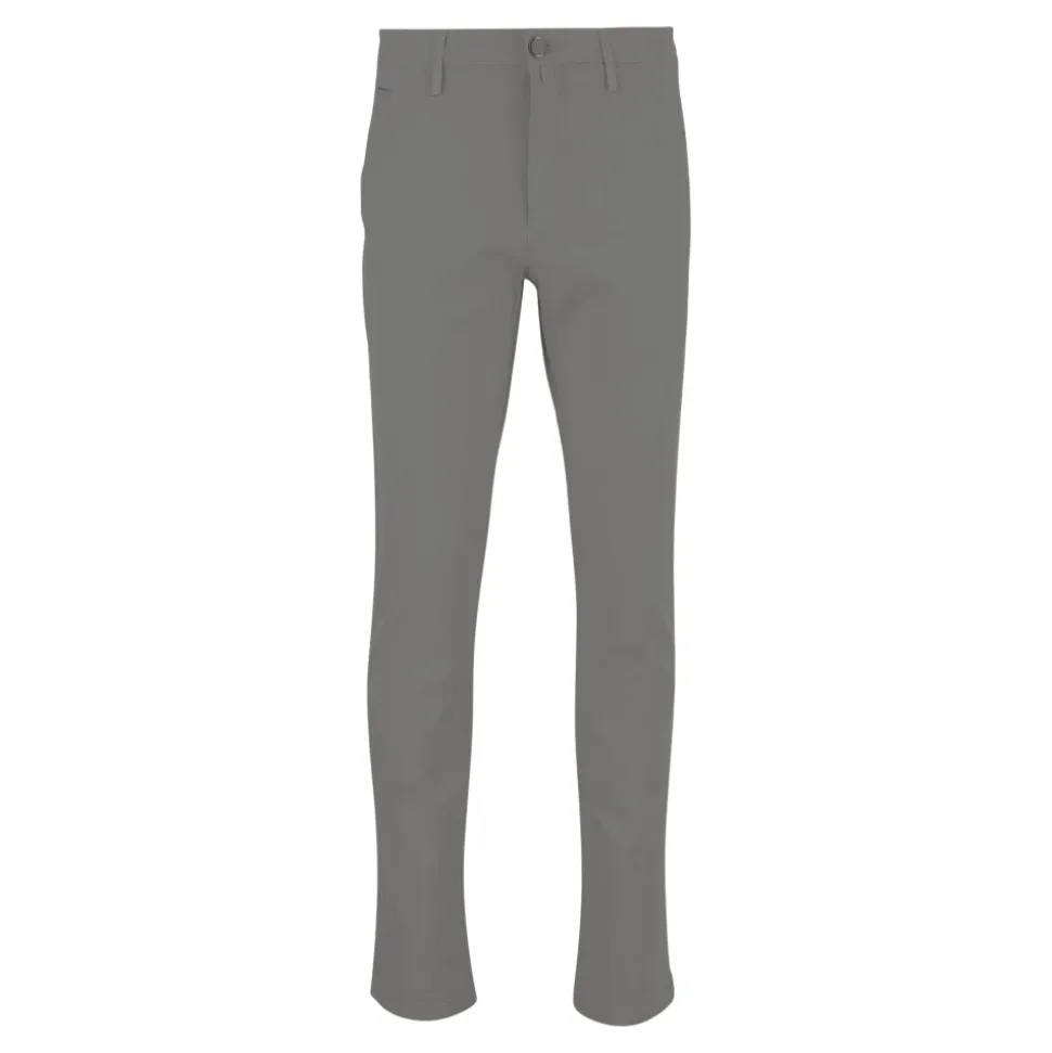 Stretch Cotton Blend Trousers