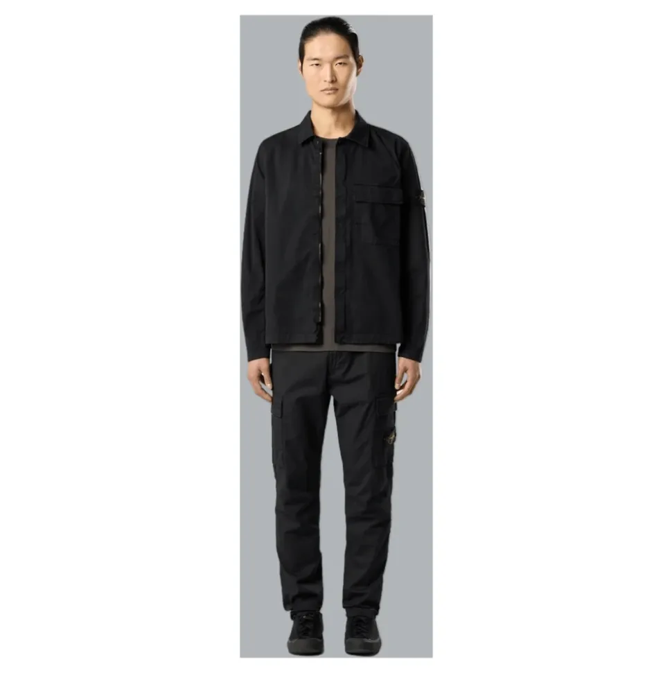 Stretch Cotton Twill Trousers