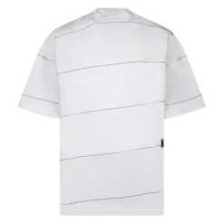 Stripet bomulls-t-skjorte