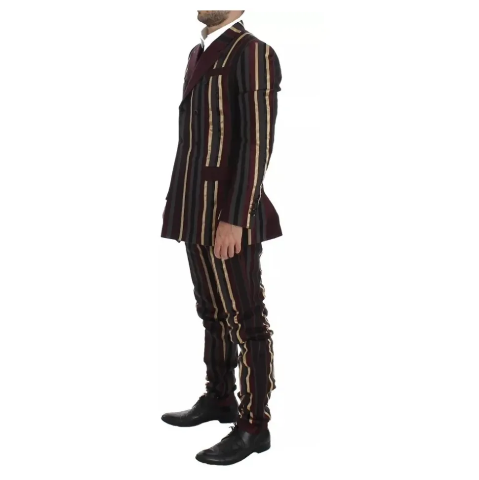 Stripet Dobbeltspent Slim Fit Dress