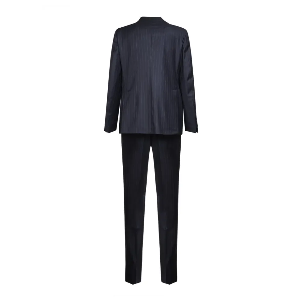 Stripet dress med enkelknepping