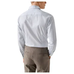 Stripete Fin Twill Skjorte - Slim Fit