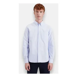 Stripete Oxford Skjorte - blek