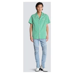 Stripete pyjamaskjorte