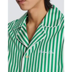 Stripete pyjamaskjorte