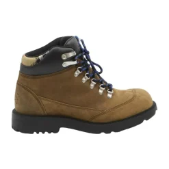 Suede Lace-Up Hiking Boots