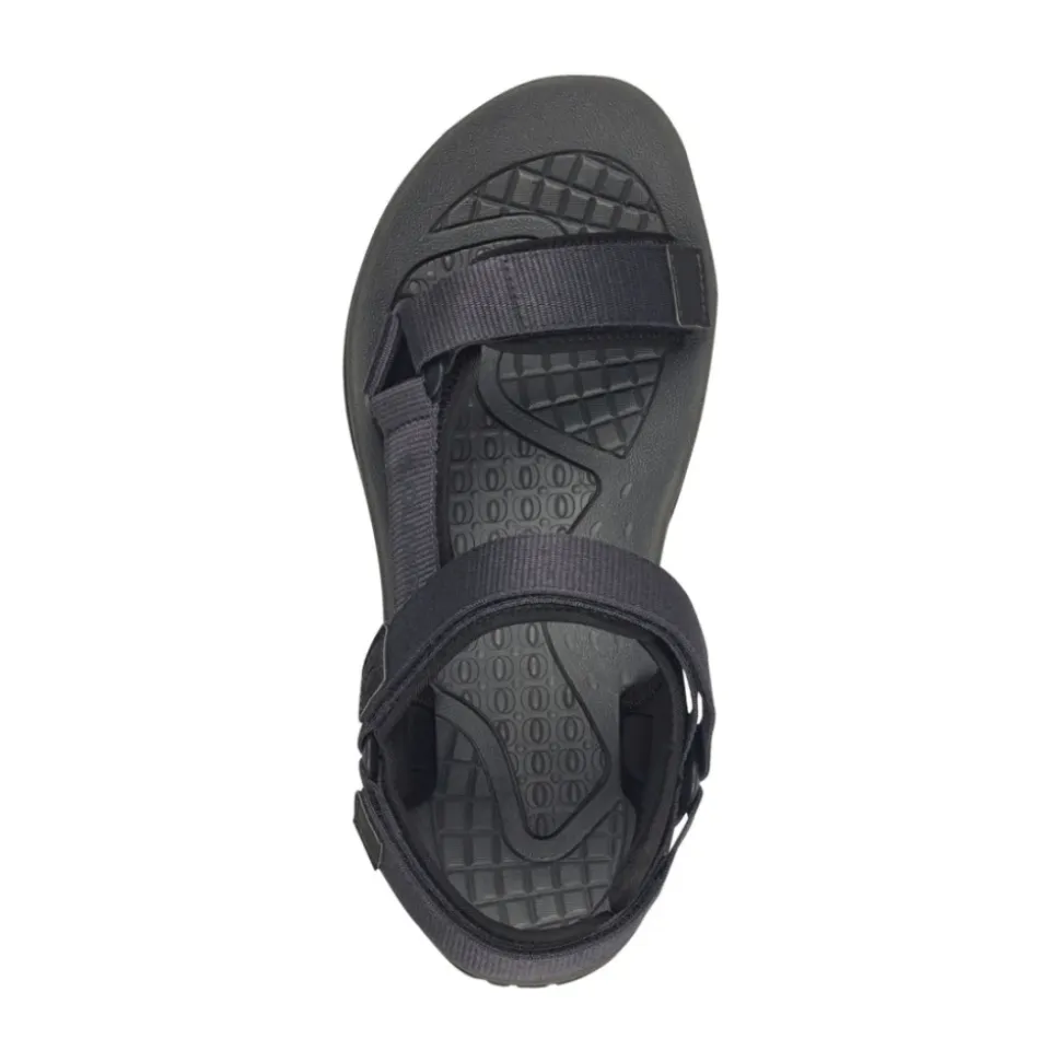 Svart Casual Åpne Flate Sandaler