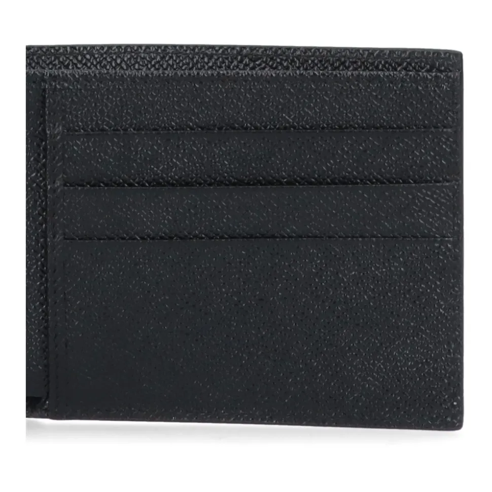 Svarte Bi-Fold Lommebøker