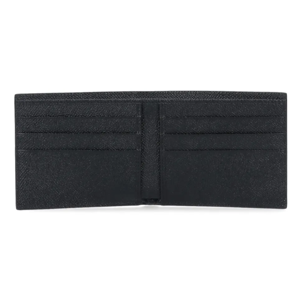 Svarte Bi-Fold Lommebøker