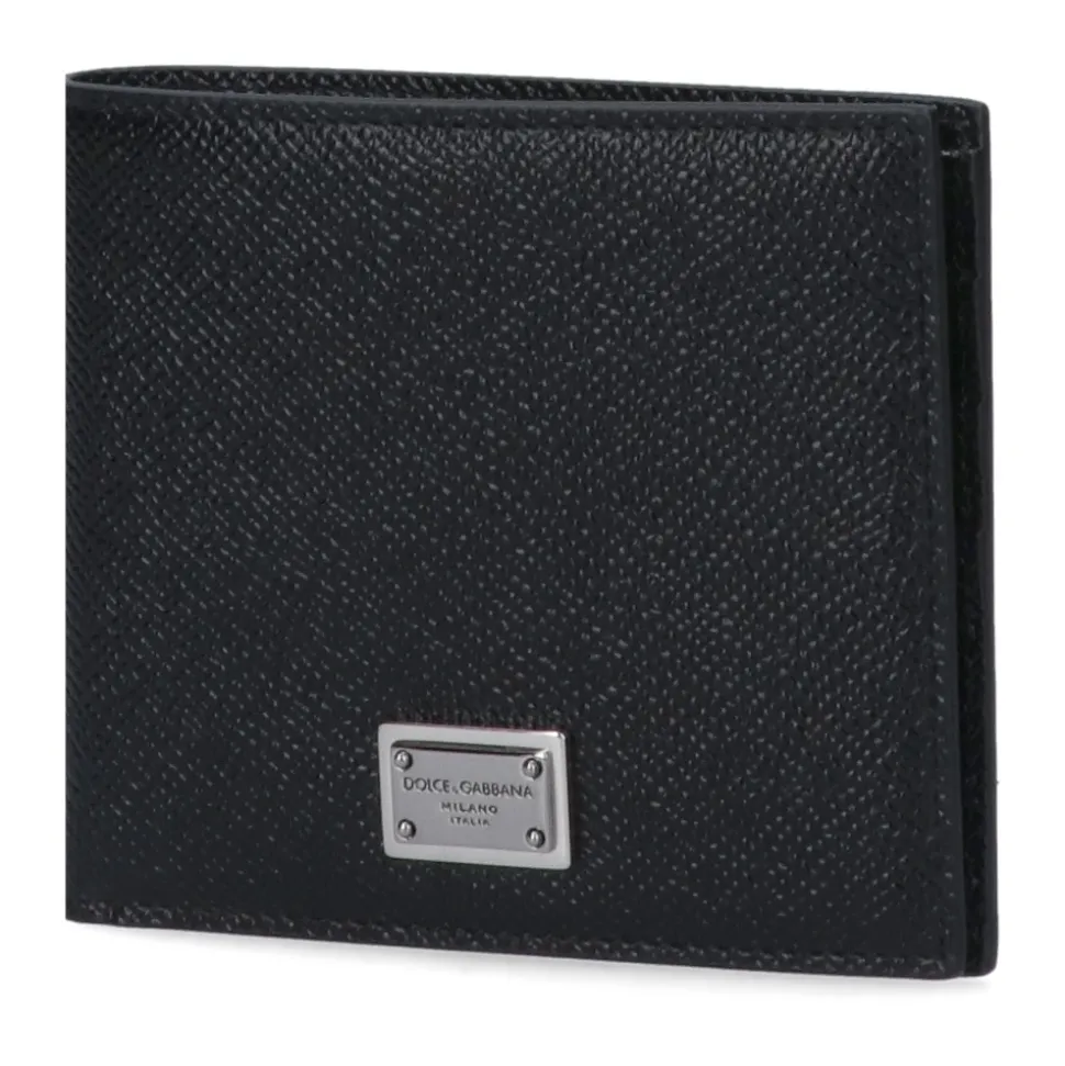 Svarte Bi-Fold Lommebøker