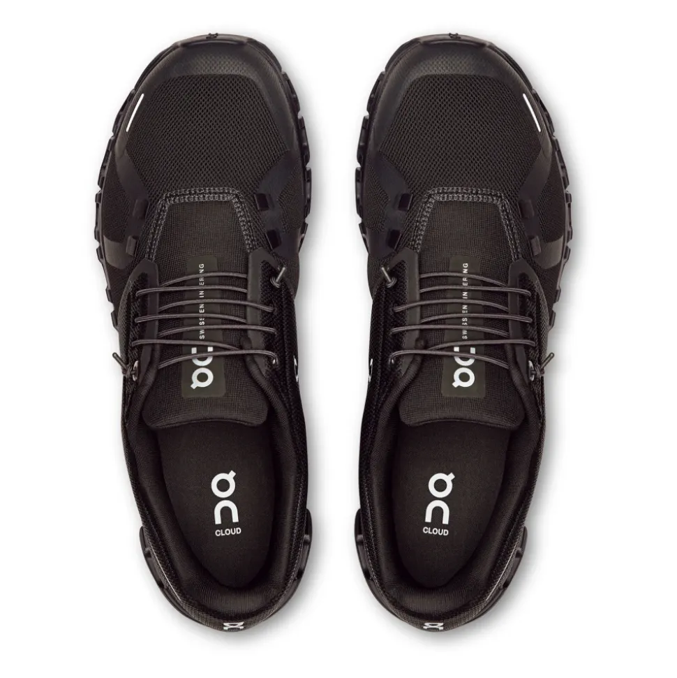 Svarte Cloud Sneakers Lettvekts Prestasjonssko