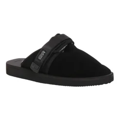 Svarte Sandaler med Shearling Fôr