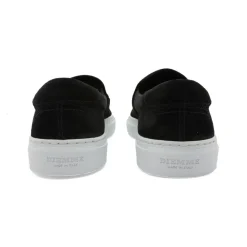 Svarte Semskede Slip-On Sneakers
