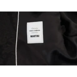 Svart Floral Brocade 2-delt MARTINI-dress