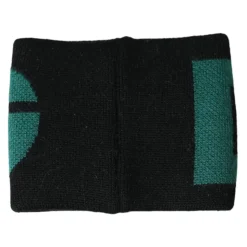 Svart Grønn Ull Logo Armbånd