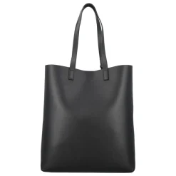 Svart Lærveske Bold Shopping Bag